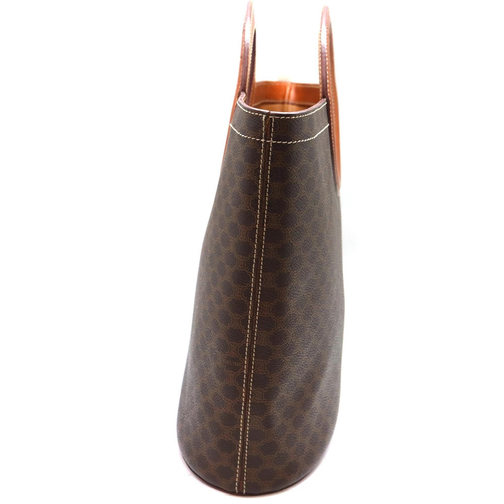 Celine handbag Macadam brown - Picture 4 of 6